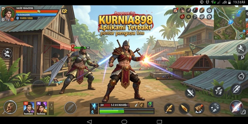 Tampilan antarmuka KURNIA898 yang sederhana dan menarik.