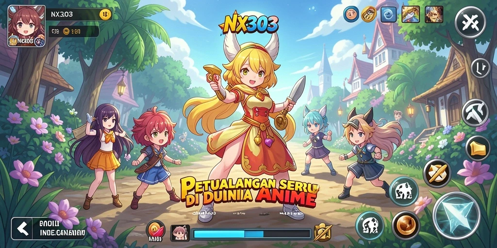Screenshot menarik dari gameplay NX303 yang penuh aksi.